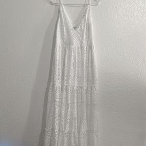 bebe Lace Maxi Dress